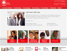 Tablet Screenshot of caritasverband-pforzheim.de